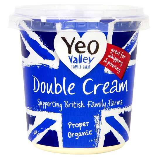 YEO VALLEY ORGANIC DOUBLE CREAM 227ML Tesco Groceries