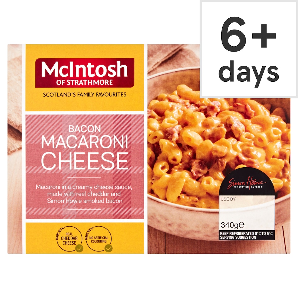 Mcintosh Bacon Macaroni & Cheese 340G