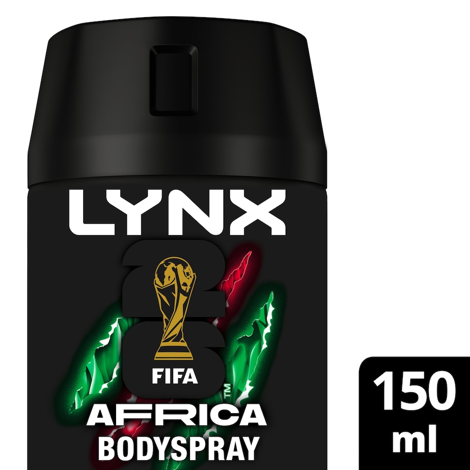 image 1 of Lynx Africa 48h Deodorant Bodyspray for Men 150ml