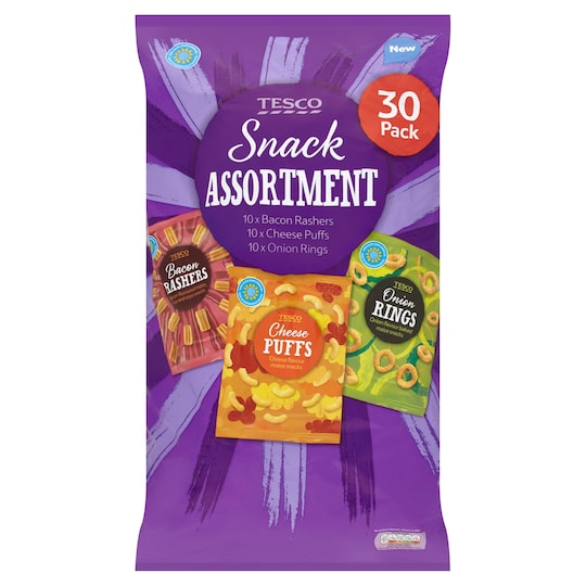 Tesco Variety Snack 30 Pack Tesco Groceries