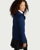 image 3 of F&F School Girls Pure Cotton Cardigan in Blue