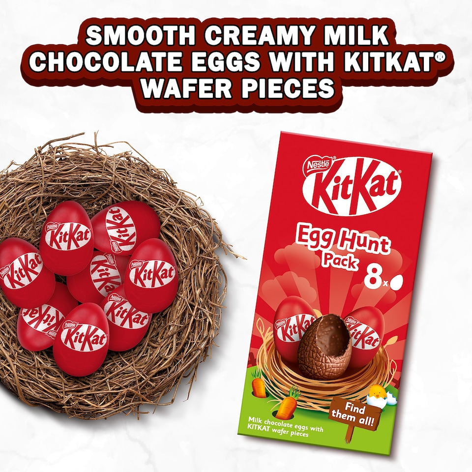 image 1 of Kit Kat Chocolate Egg Hunt Pack 120G
