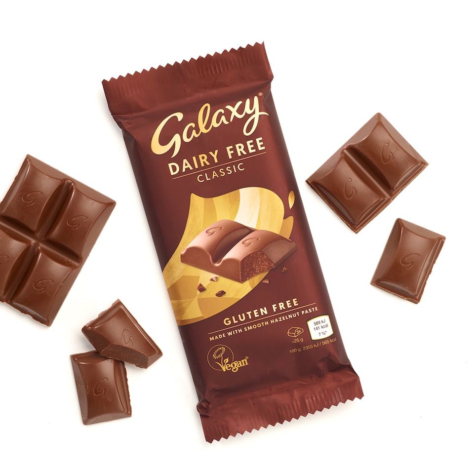 image 1 of Galaxy Vegan Classic Chocolate Bar Dairy Free 100G
