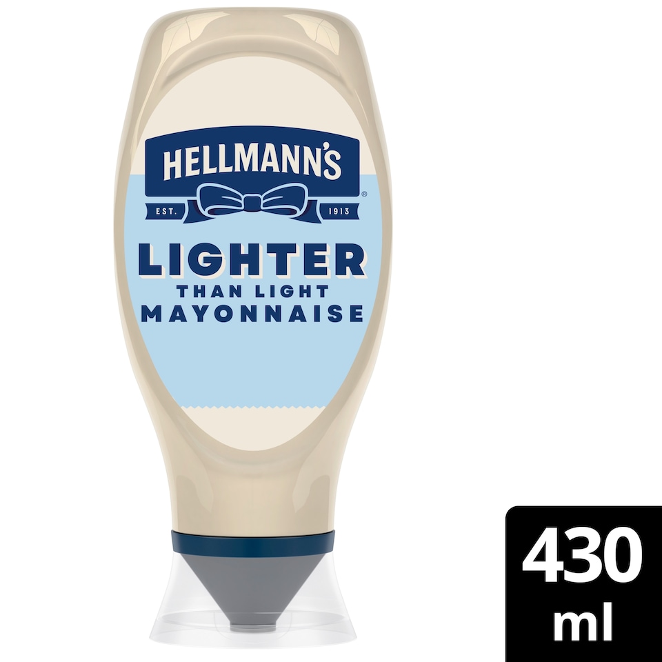 image 1 of Hellmann's Lighter Than Light Mayonnaise Squeezy 430ml