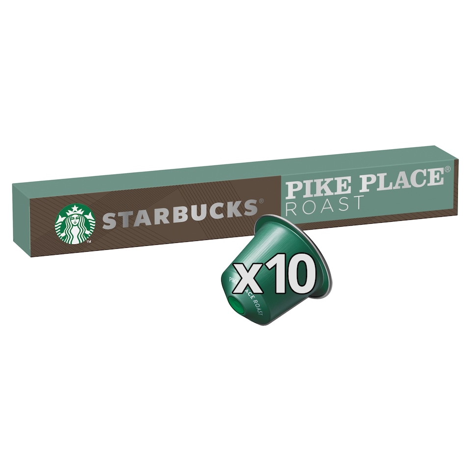 image 1 of Starbucks Pike Place Coffee Pods 10 Pack 53G