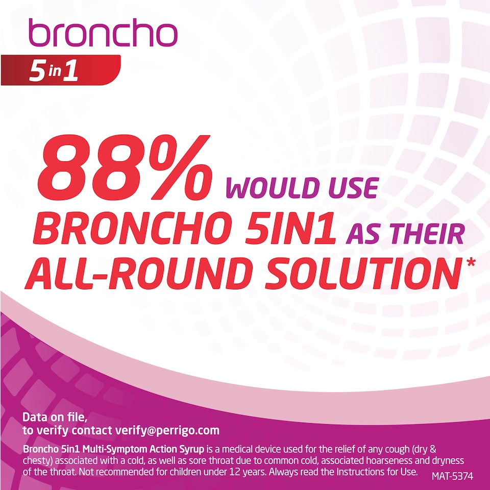 image 1 of Broncho 5 in 1 Multi Symptom Syrup 200ml