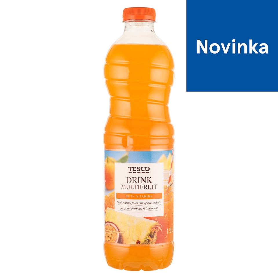 Tesco Non-Carbonated Soft Drink Made from Several Types of Fruit with Vitamins 1.5 L