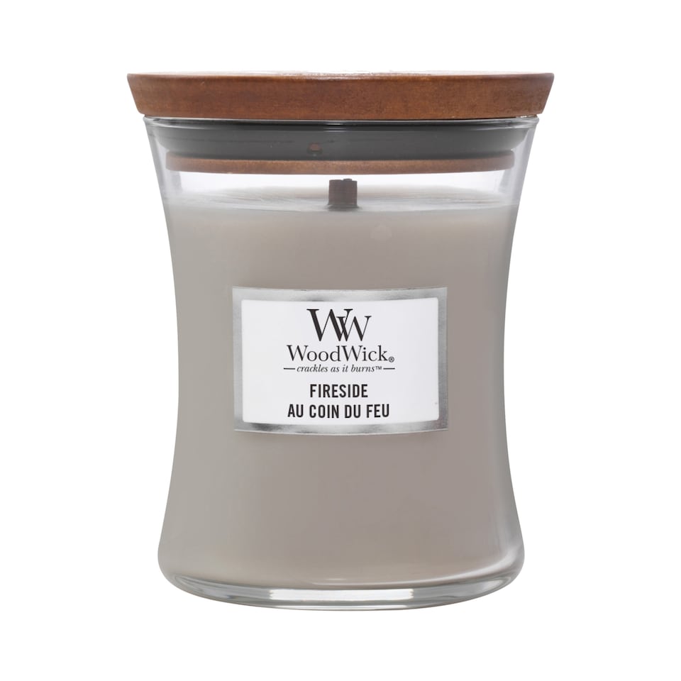image 1 of Woodwick Fireside Medium Hourglass Candle 275g