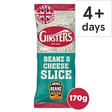 GINSTERS HEINZ BEANZ & CHEESE SLICE 170G 