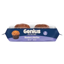 Genius Gluten Free Blueberry Muffins 2 Pack
