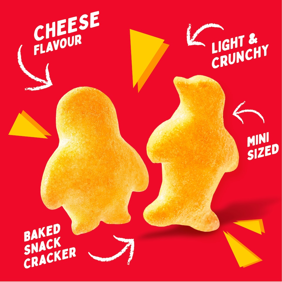 image 1 of McVitie's Penguin Bites Baked Crackers Cheese Flavour 125g