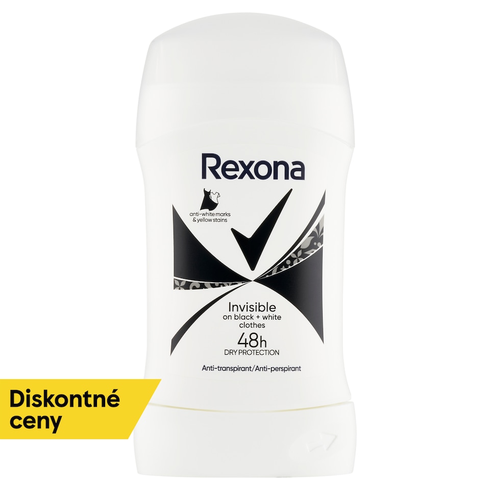 obrázok 1 z Rexona Invisible B&W Tuhý antiperspirant 50 ml