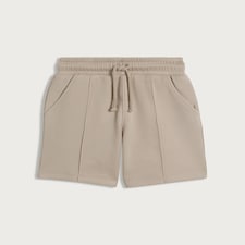 F&F Boys Cotton Rich Drawstring Shorts in Stone