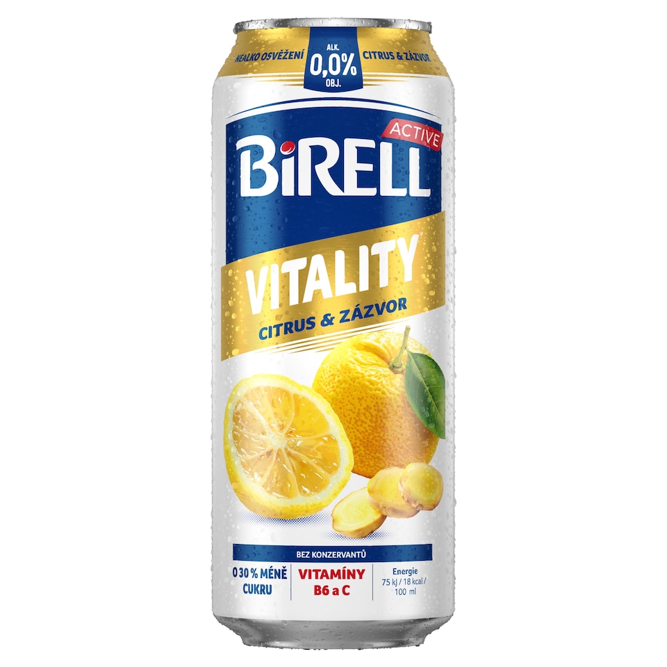 image 1 of Birell Active Vitality Citrus & Ginger 0.5L