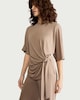 image 2 of F&F Tie Side Co-ord Top in Mink
