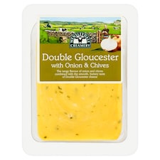 Wensleydale Double Glsctr Onion & Chive 180G