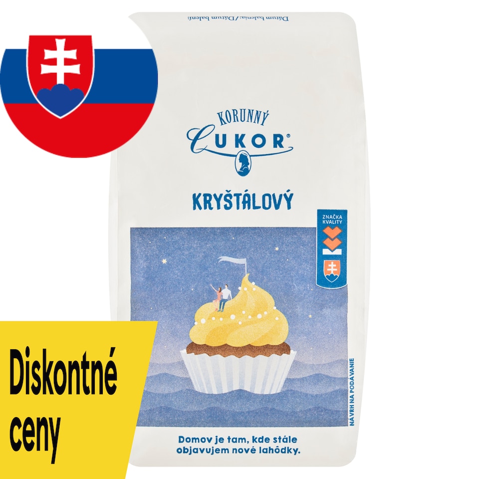 obrázok 1 z Korunný Cukor Kryštálový 1000 g