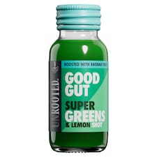 UNROOTED Good Gut Super Greens and Lemon Shot 60ml