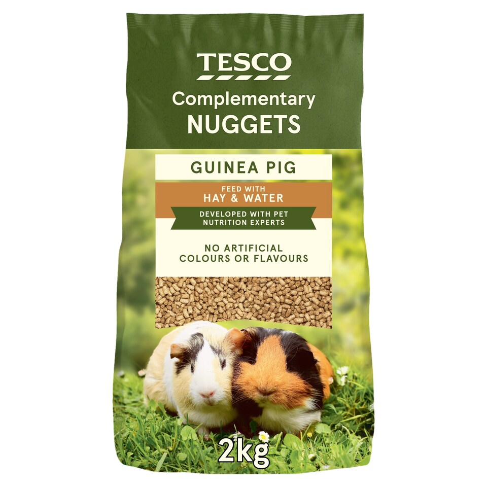 Tesco Complementary Nuggets Guinea Pig Food 2kg