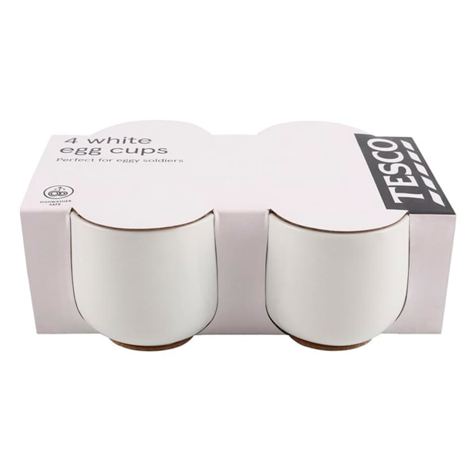 F&F Home Nova Porcelain Egg Cup 4 Pack