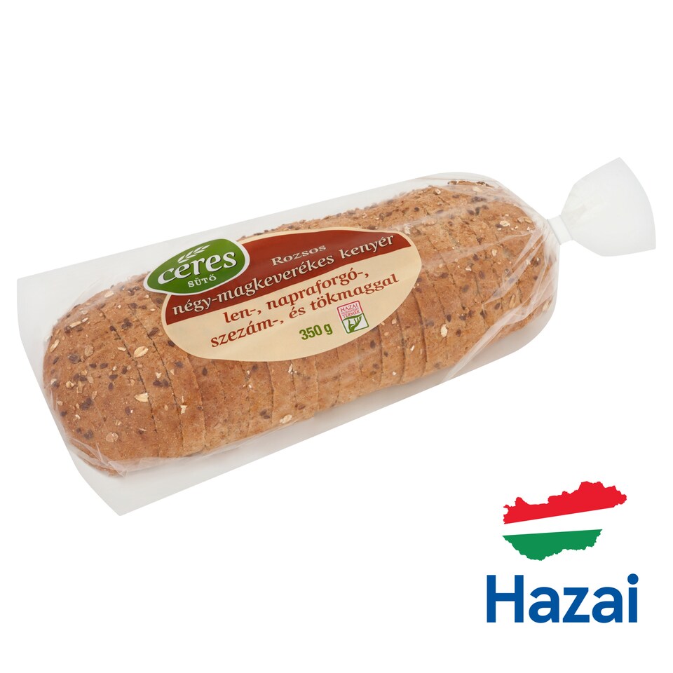 Ceres rozsos négy-magkeverékes kenyér 350 g