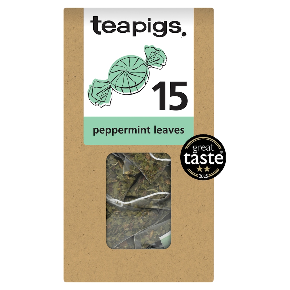 Teapigs Peppermint Leaves Tea Bags 15 Pack 30g