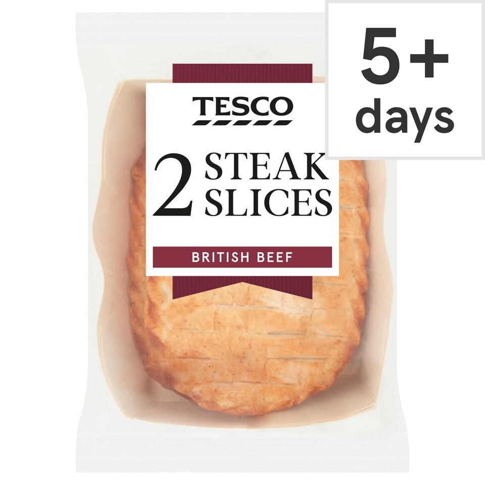 Tesco 2 Pack Steak Slices 300G Tesco Groceries