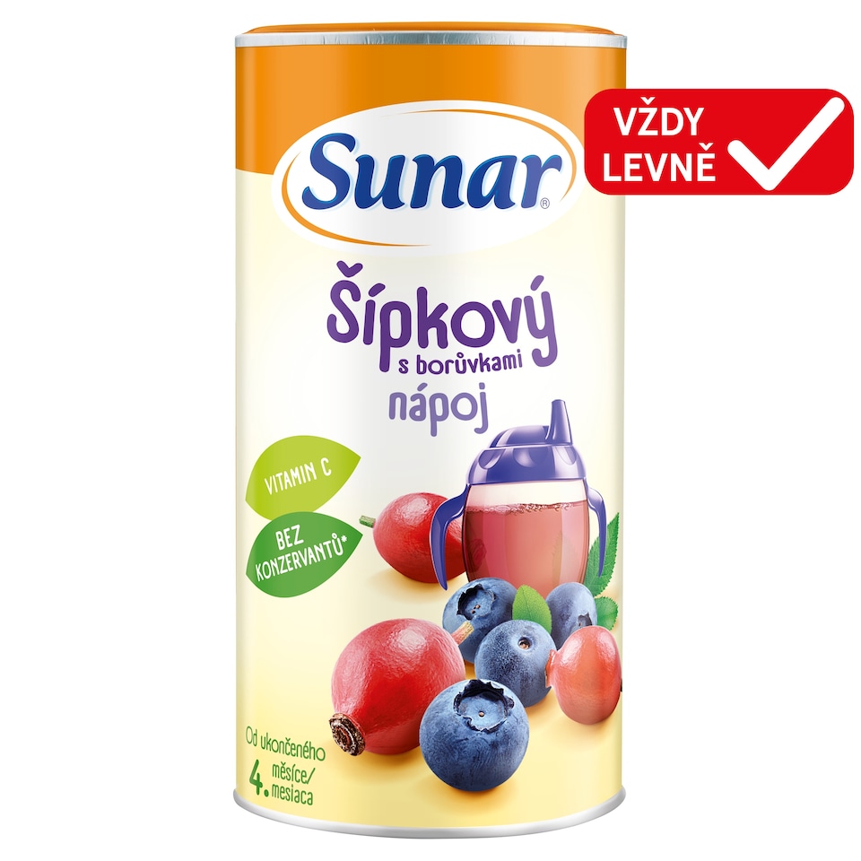 image 1 of Sunar Rosehip Drink with Blueberries 200g