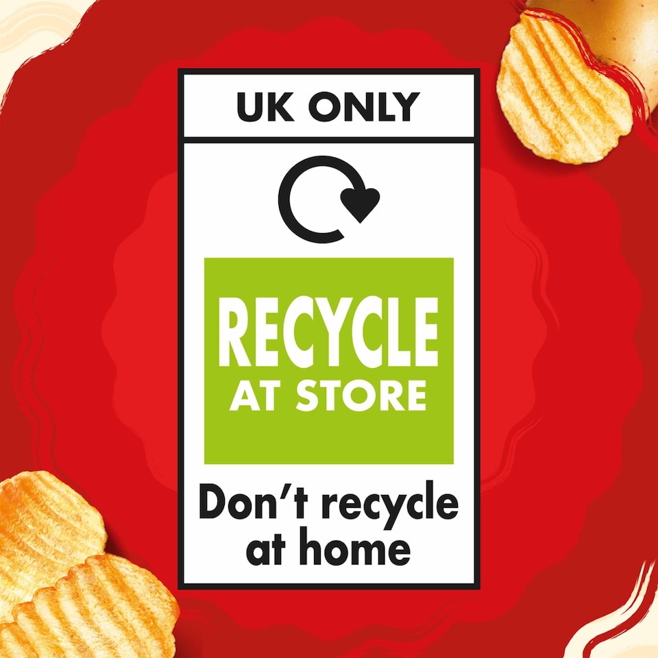 image 1 of Walkers Crinkles Cheddar Cheese & Onion Crisps 5 X 23G