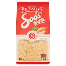 Soós Premio Small Square Home Style Dried Pasta with 8 Eggs 200 g