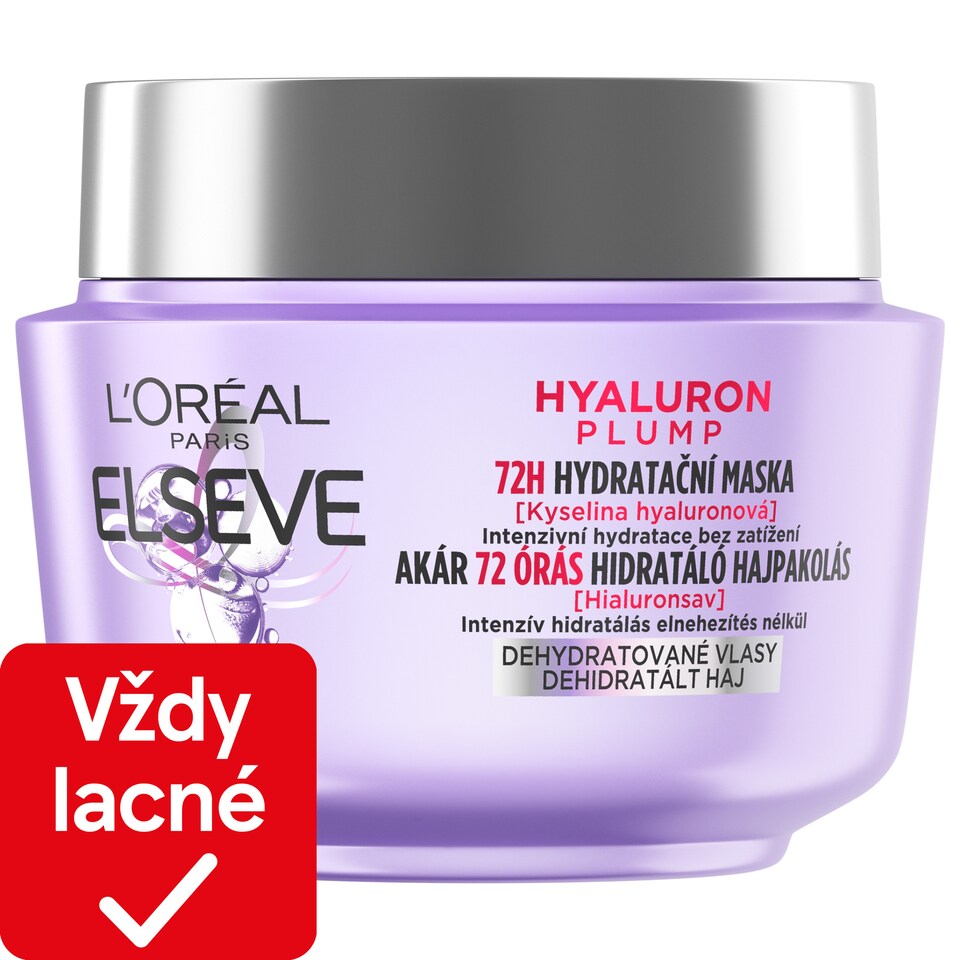 L´Oréal Paris Elseve Hyaluron Plumpp 72 H hydrating mask with hyaluronic acid, 300 ml