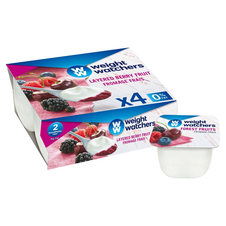 image 1 of Weight Watchers F&F Berry Fruit 4X90g
