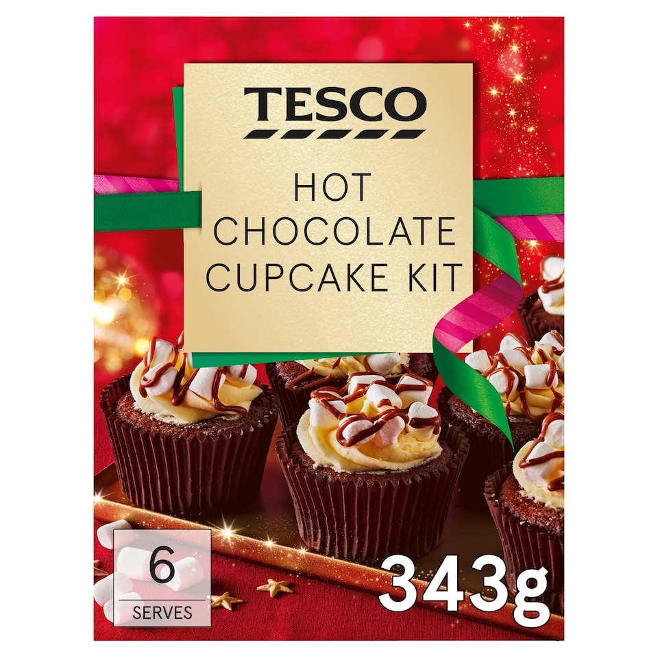Tesco Hot Chocolate Cupcake Kit 343g