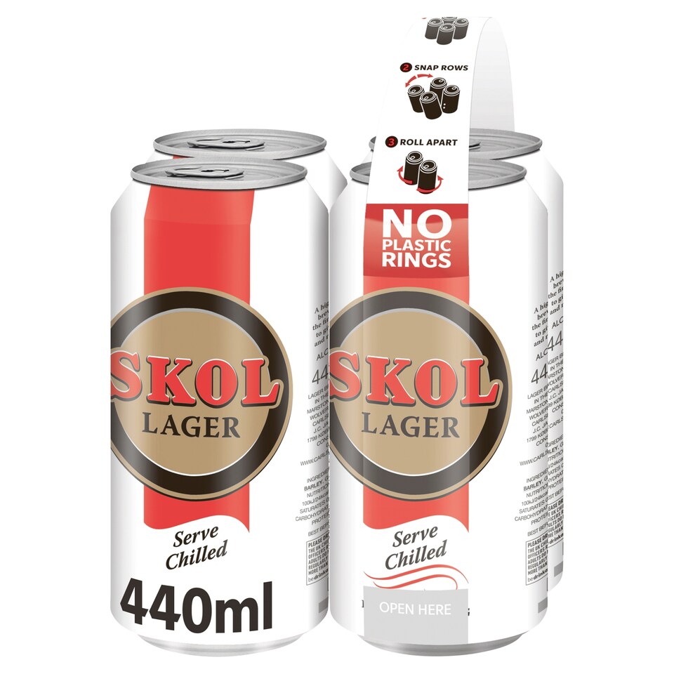 Skol Lager 4X440ml Cans