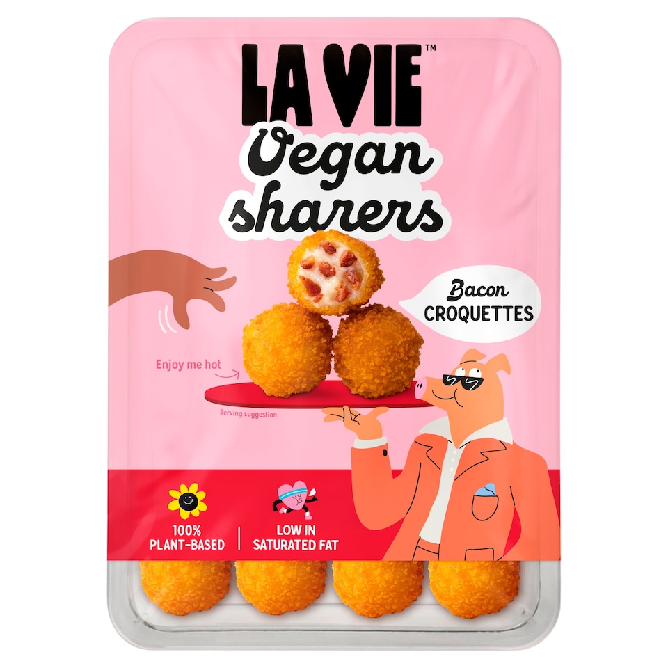 image 1 of La Vie Vegan Sharers Bacon Croquettes 140g