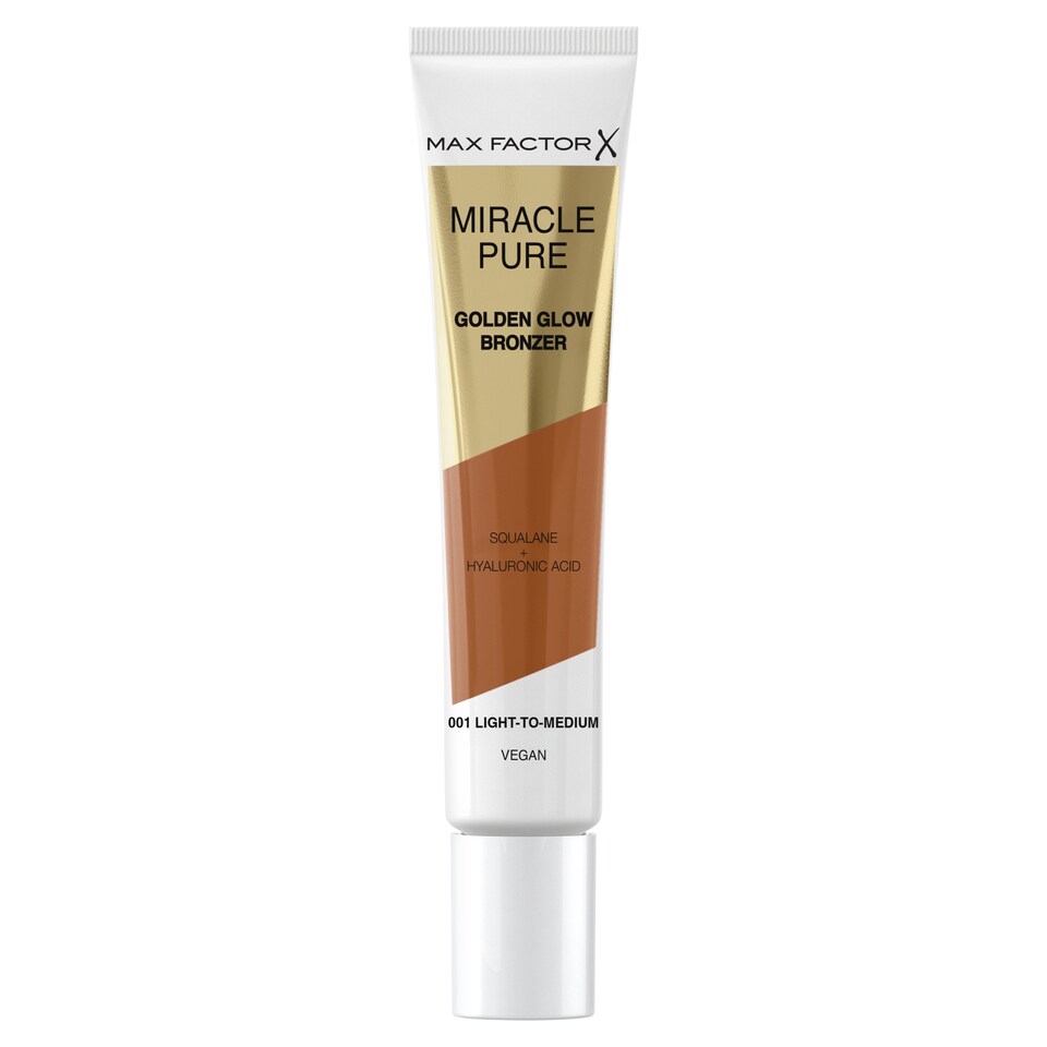 Max Factor Miracle Pure Golden Glow Bronzer Light To Medium 001 15ml