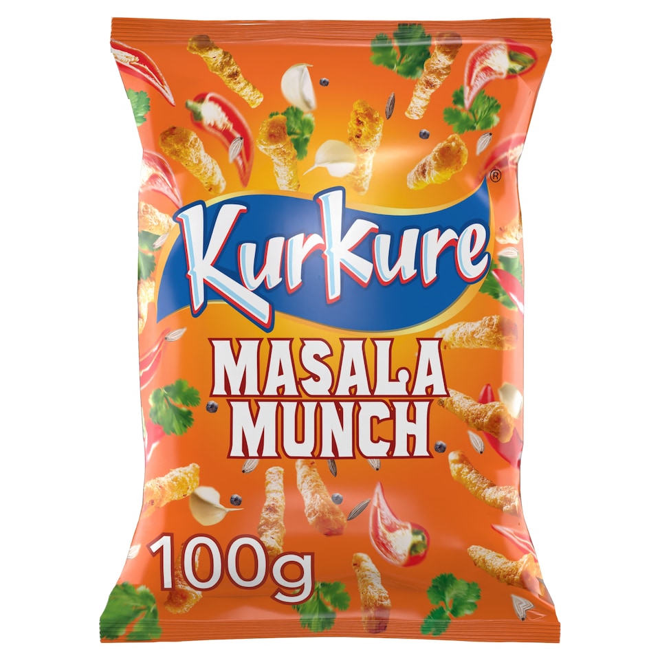 image 1 of Kurkure Masala Munch Sharing Bag Crisps 100g