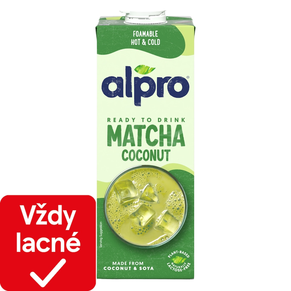 Alpro Kokosovo-sójový nápoj Matcha 1L