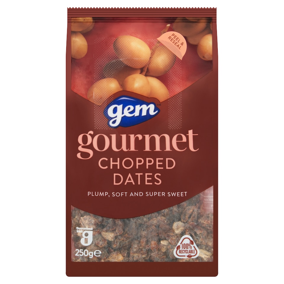 Gem Gourmet Chopped Dates 250G