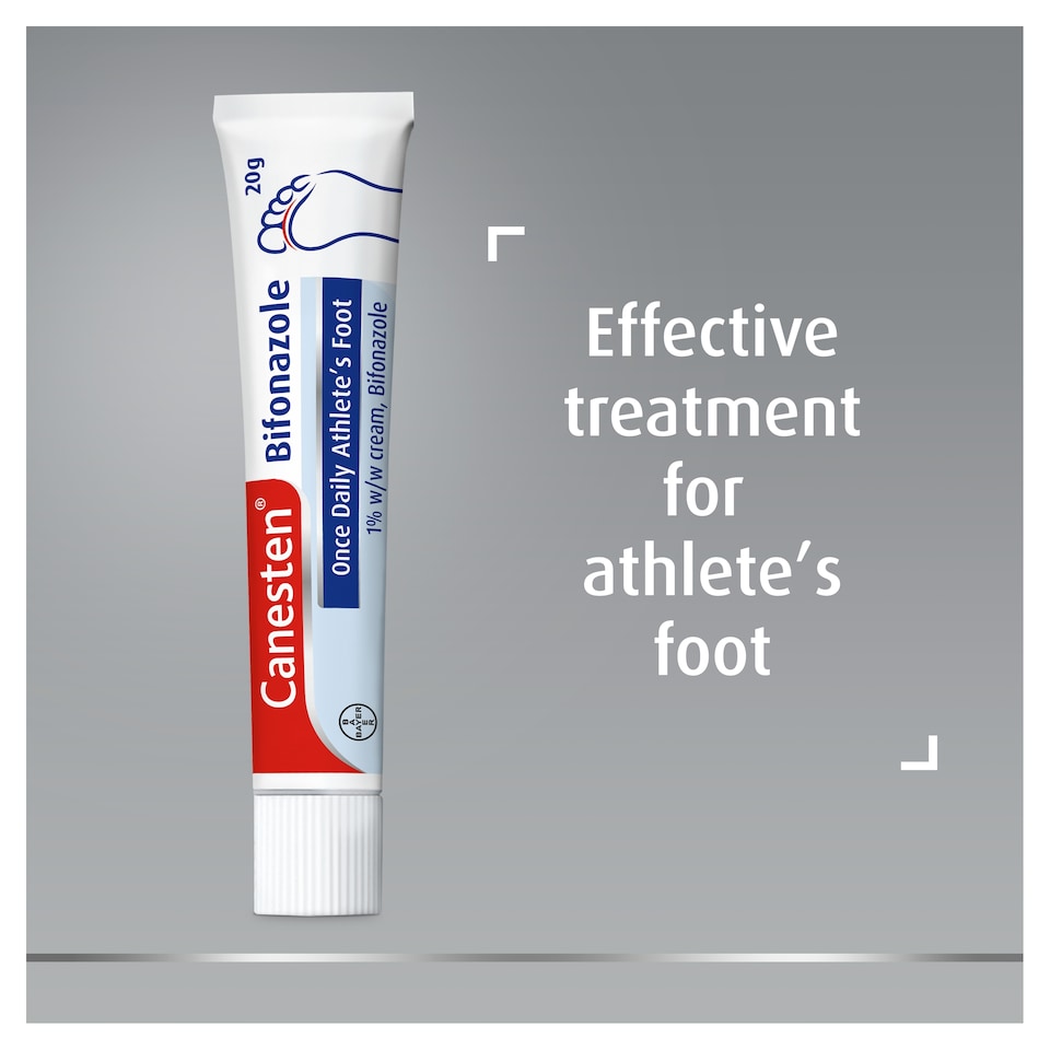 image 1 of Canesten Bifonazole Foot Cream for Athlete's Foot 20g
