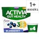 image 1 of Activia Fusions Blueberry Acai Gut Health Yoghurt Multipack 4x120g