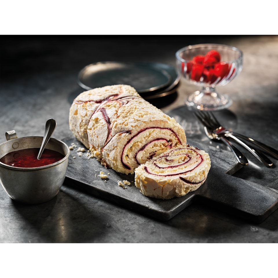image 1 of Tesco Finest Berry & Chantilly Roulade 420g