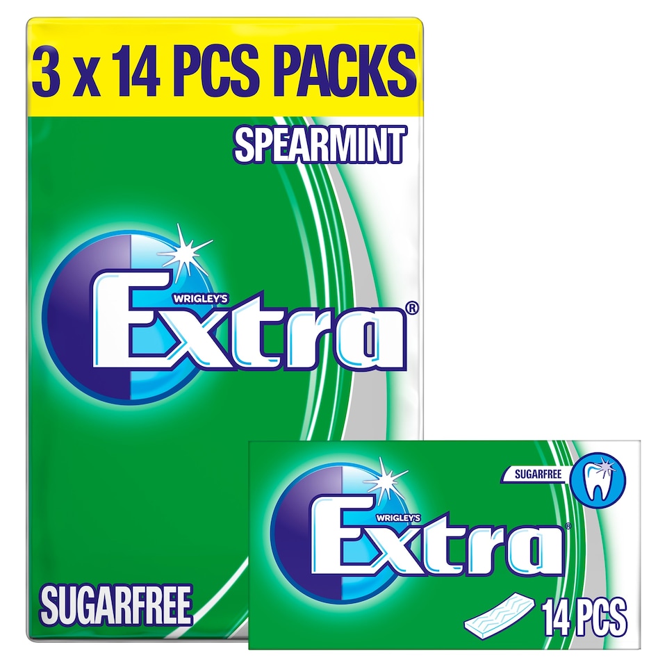 Extra Spearmint Soft Chew 3 Pack
