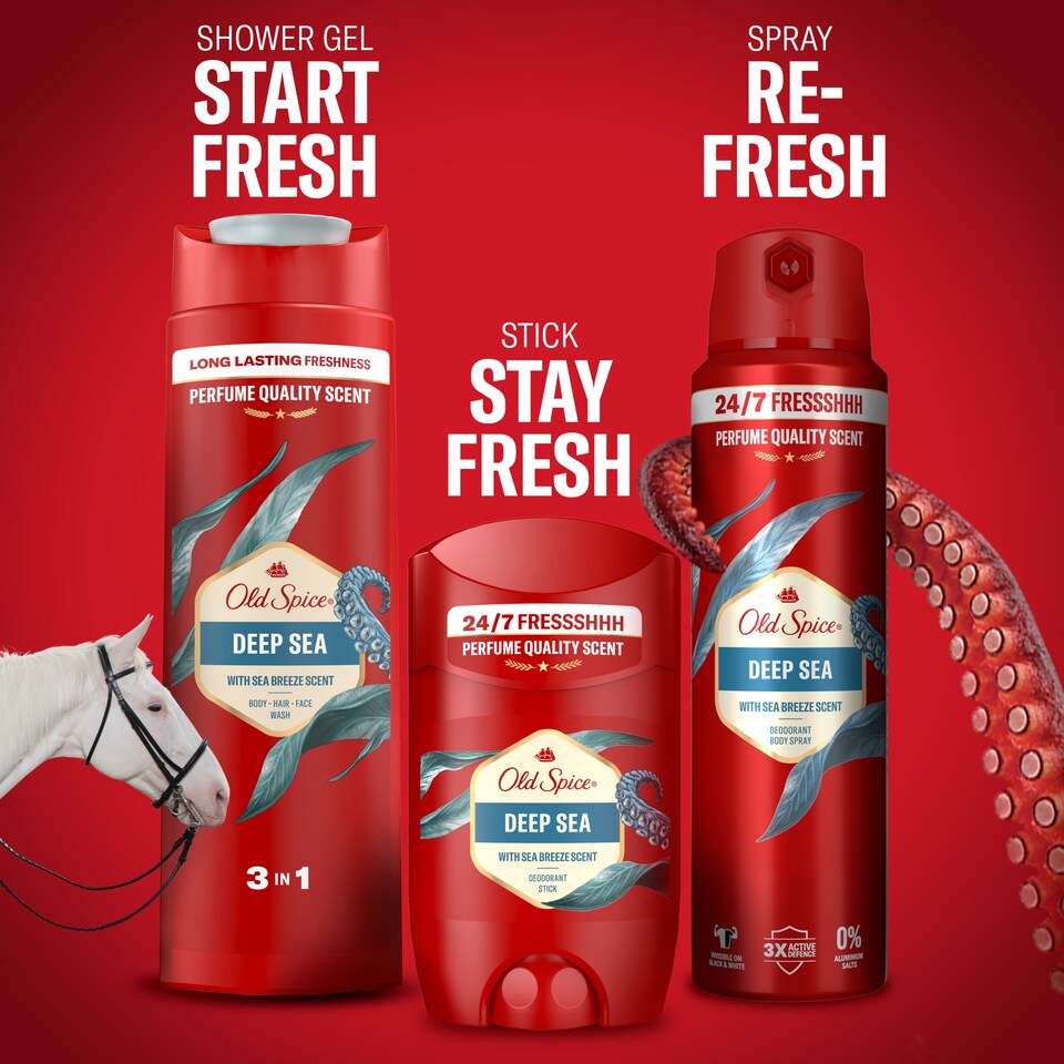 image 1 of Old Spice Deep Sea Men’s Deodorant Body Spray 150ml