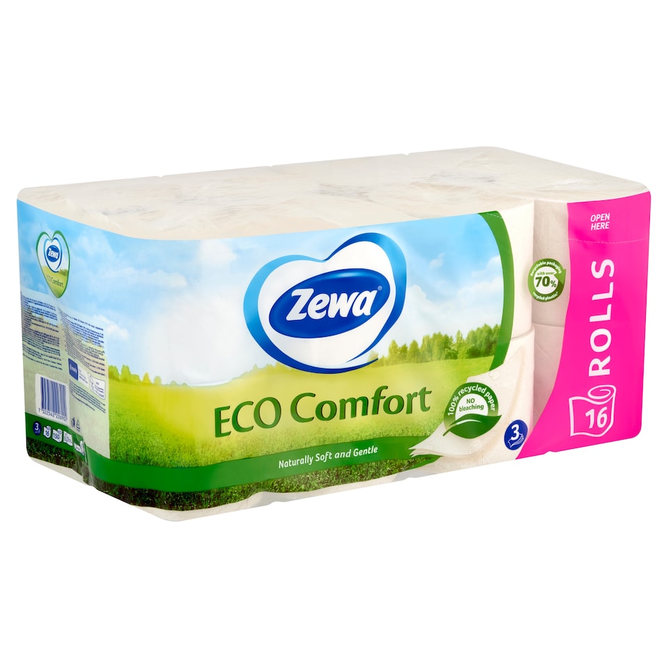 image 1 of Zewa Eco Comfort 3-ply Toilet Paper 16 Rolls