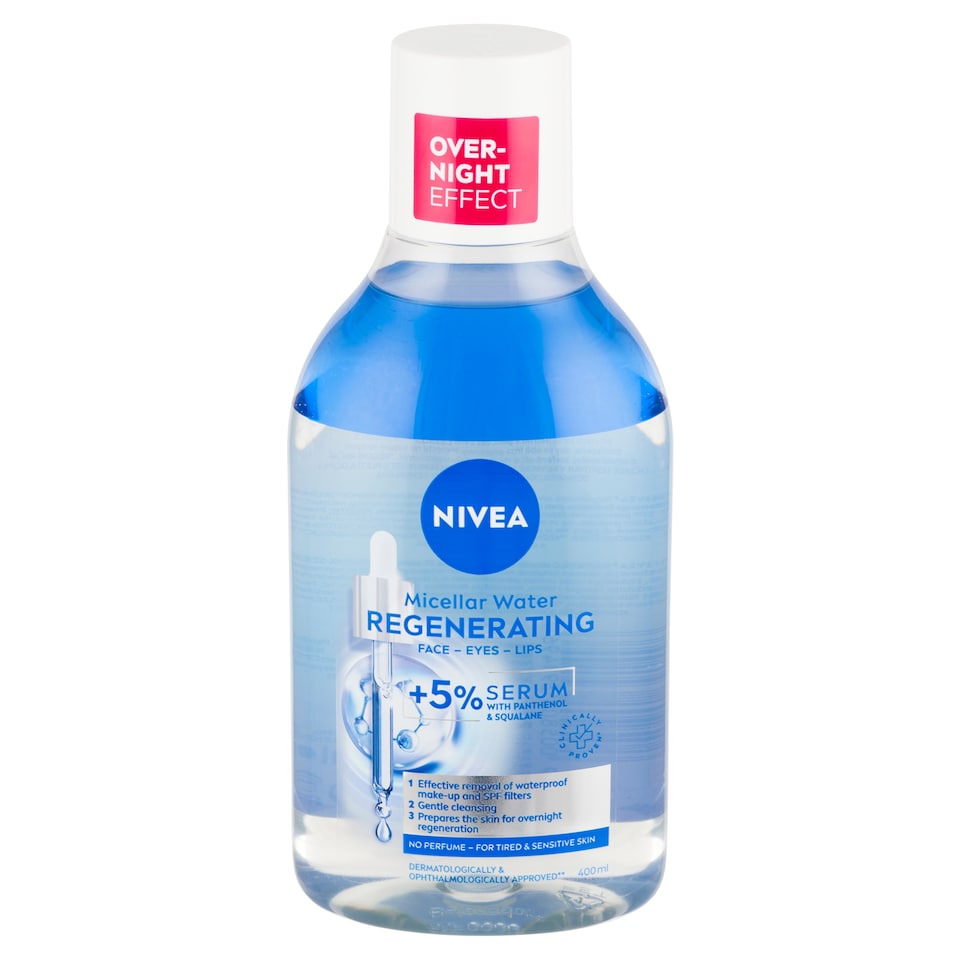 NIVEA regeneráló micellás víz 5% szérummal és aminosav komplex-szel 400 ml  1. kép