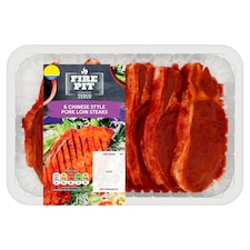 Tesco Firepit 6 Chinese Style Pork Loin Steaks 600G