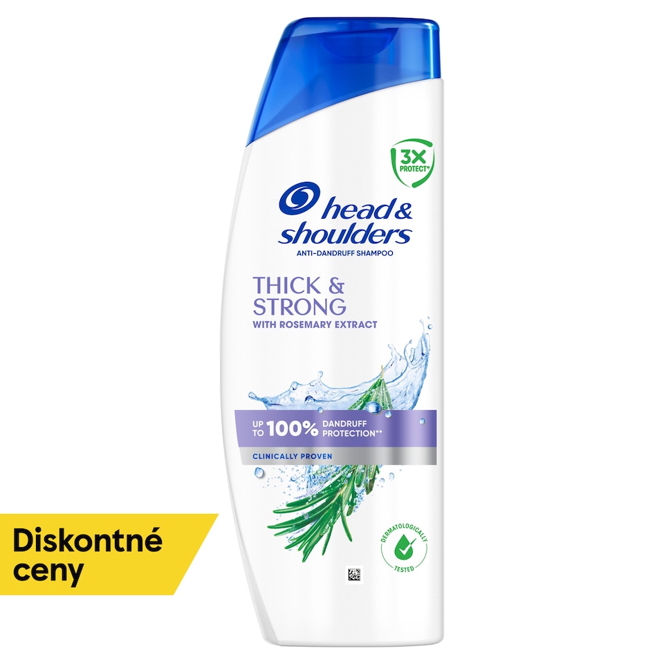 image 1 of Head & Shoulders Thick & Strong Anti-Dandruff Shampoo 400ml. With Rosemary Extract