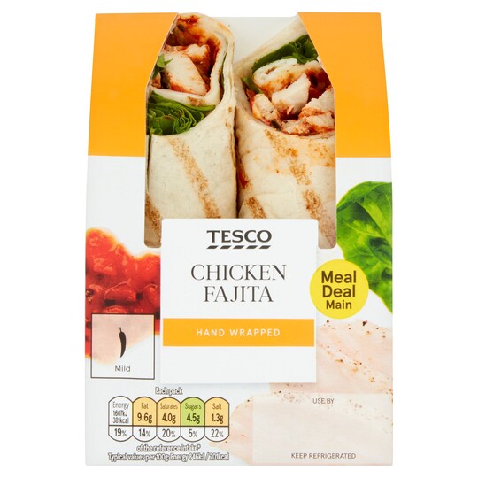 Tesco Fajita Chicken Wrap Tesco Groceries