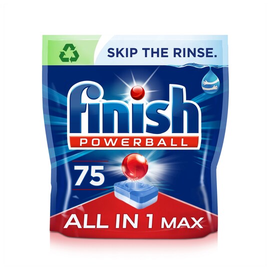 Finish All In 1 Max Original 75 Dishwasher Tab 1200G Tesco Groceries